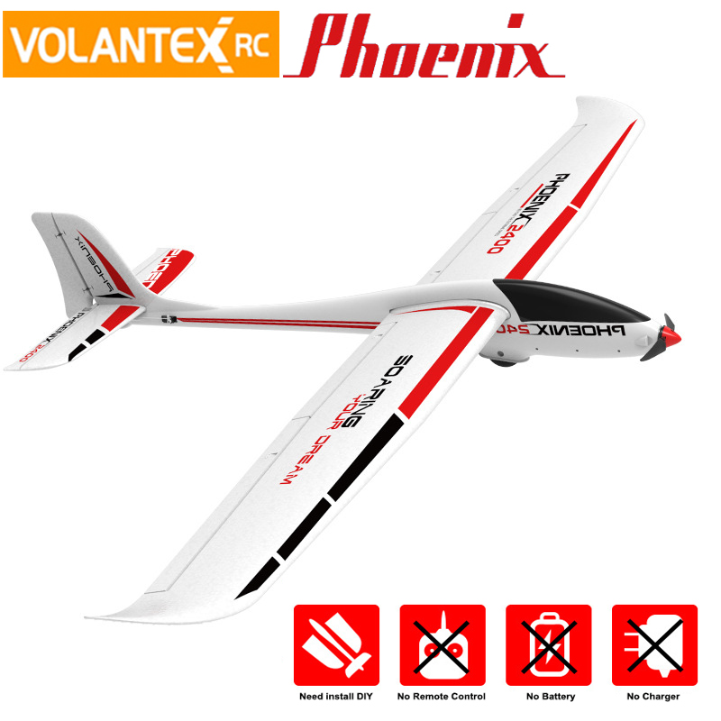 Rc Plane Hobby Zone - Volantex-نموذج طائرة شراعية ، 759-3 فينيكس