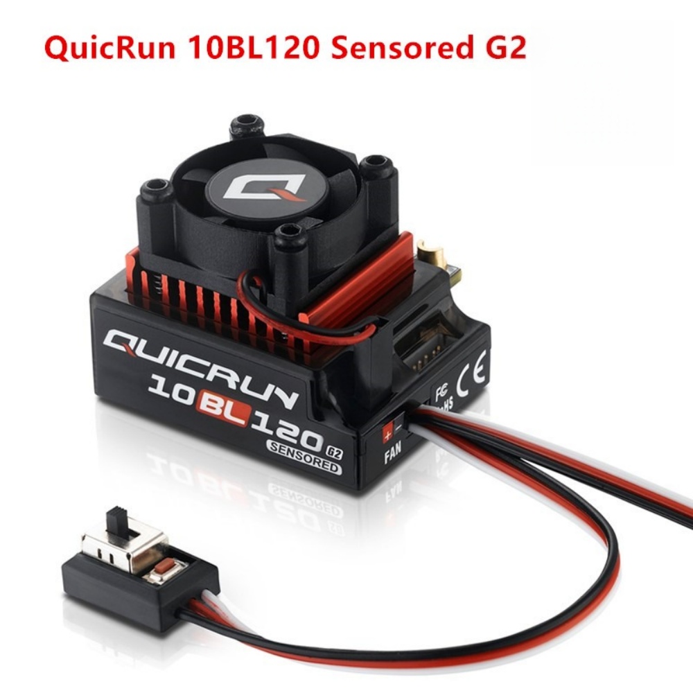 Rc Hobby Motor - FATJAY Hobbywing QUICRUN-10BL-120-G2 120A ESC وحدة