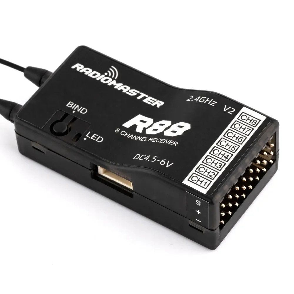 جهاز استقبال RadioMaster R88 V - مراجعة Receiver Sbus 8Ch وسعره