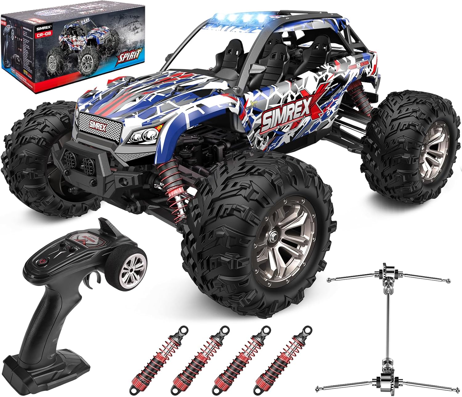 شاحنة وحش كهربائية للتحكم عن ب - مراجعة Rc Hobby Grade Monster Truck وسعره