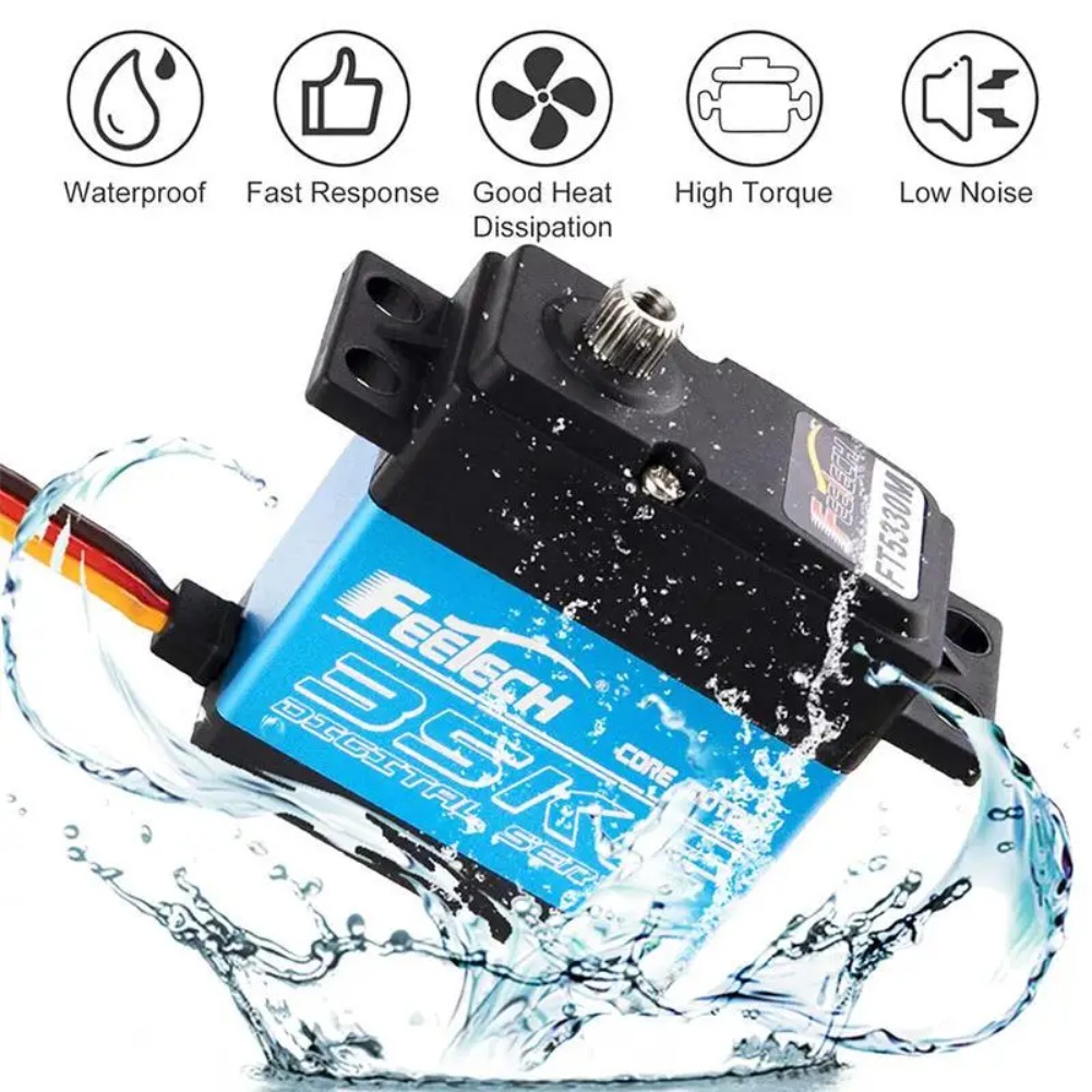 سيرفو رقمي FEETECH FT5330M بقو - مراجعة Rc Hobby Shops وسعره
