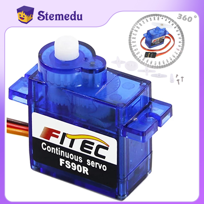 Feetech Mini FS90R مايكرو سيرف - مراجعة Rc Hobby Shops وسعره