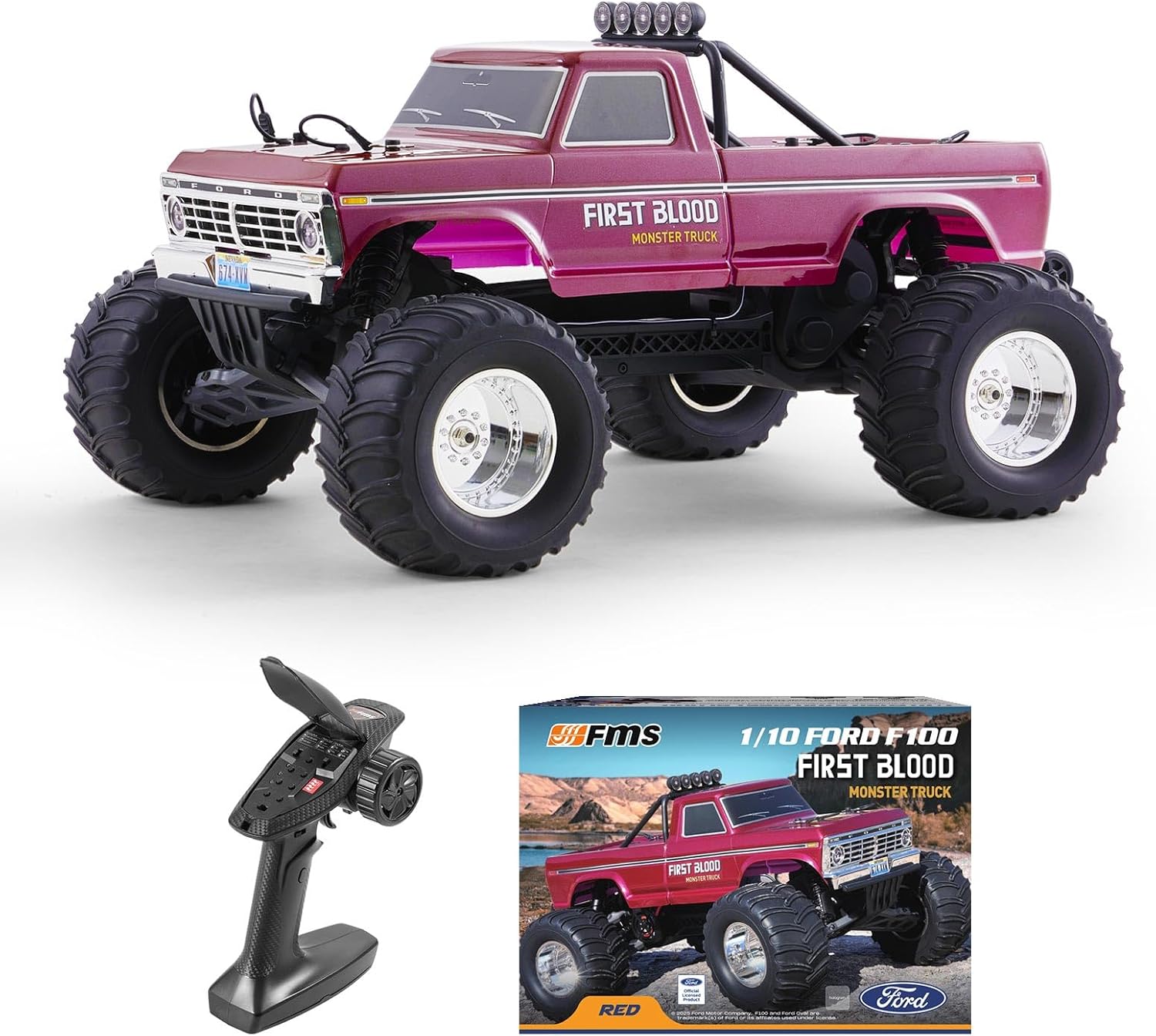 شاحنة فورد F-100 RC مونستر ترا - مراجعة Rc Hobby Grade Monster Truck وسعره