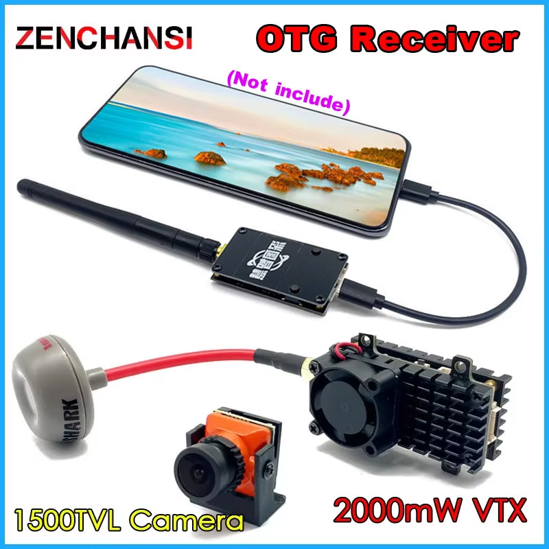 5.8G 2000MW 48CH FPV الارسال ا - مراجعة Rc Plane Hobby Zone وسعره
