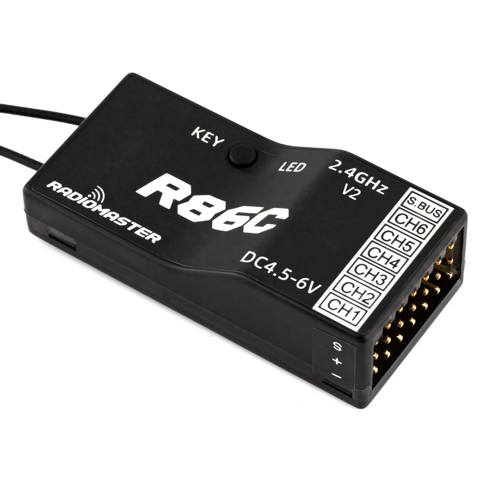 جهاز استقبال راديوماستر R81 R8 - مراجعة Receiver Sbus 8Ch وسعره